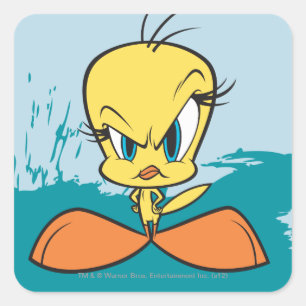 Angry TWEETY™ Square Sticker