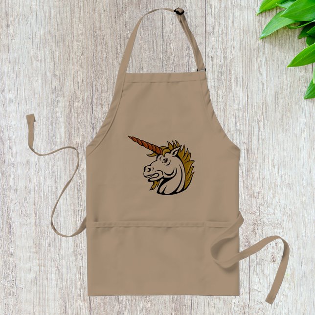 Angry Unicorn Apron (Creator Uploaded)