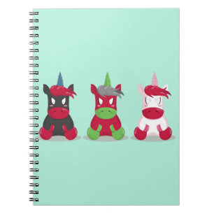 Angry Unicorns Notebook