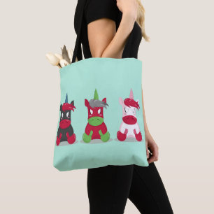 Angry Unicorns Tote Bag