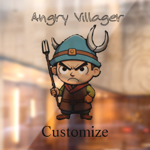 Angry Villager Pitchfork Thunder_Cove