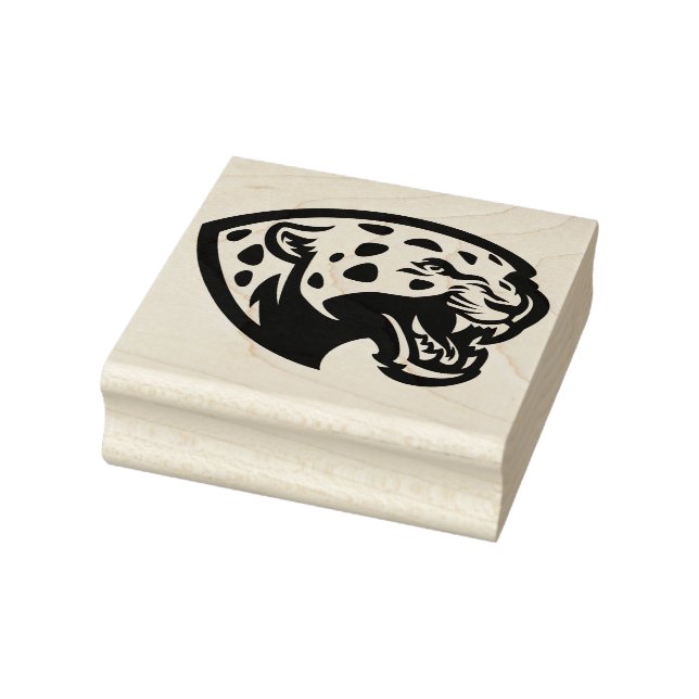 Angry Wildcat Rubber Stamp (Stamp)