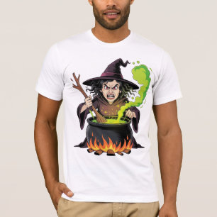 Angry Witch Halloween T-Shirt