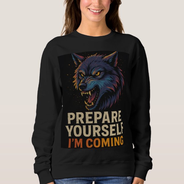 Angry Wolf Sweatshirt (Front)
