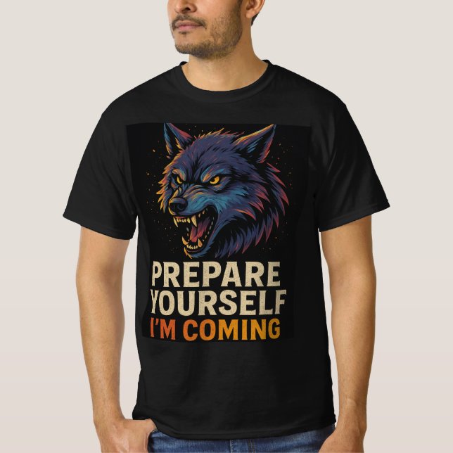 Angry Wolf T-Shirt (Front)
