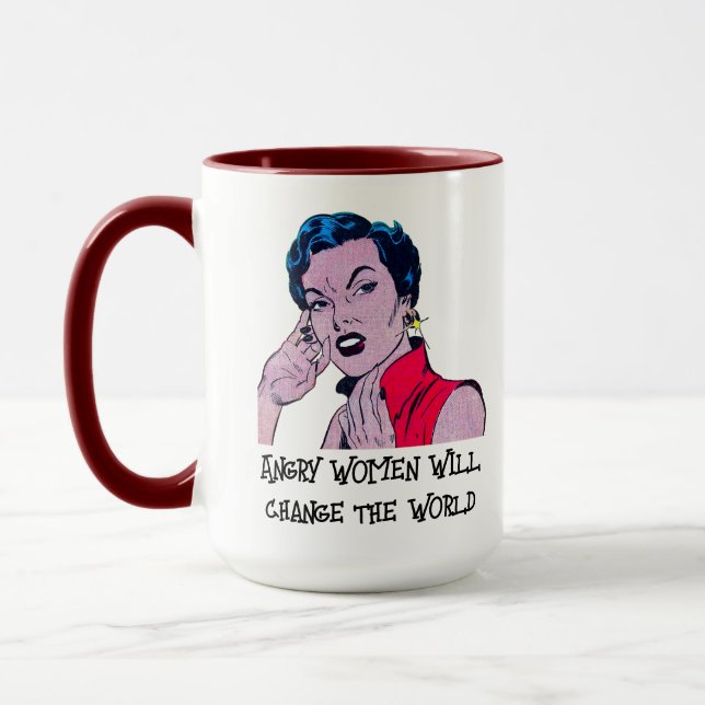 Angry Women Will Change The World Mug (Left)