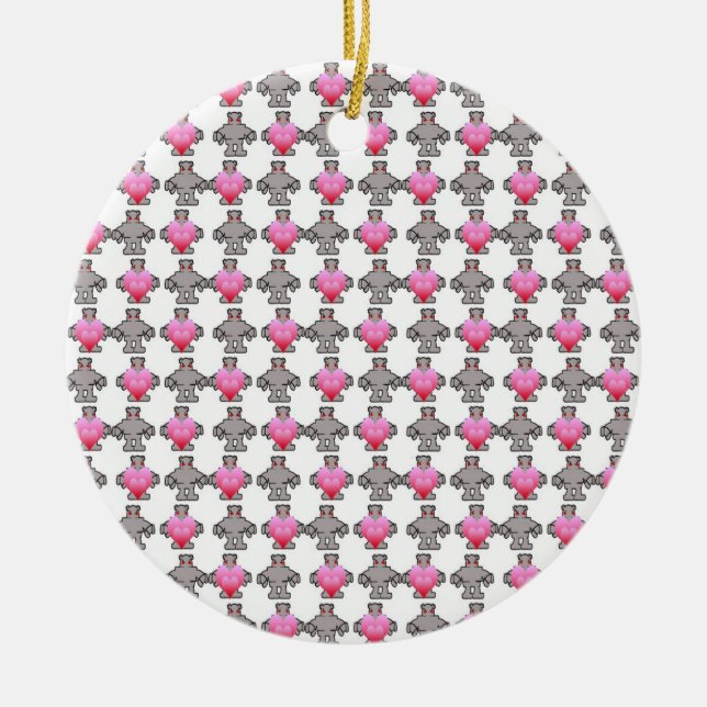 AngryBot LoveBot Ornament (Front)