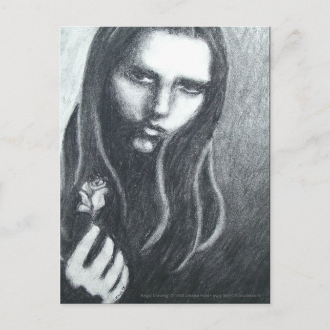 Angst (Drawing) Postcard (Front)