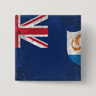 Anguilla 15 Cm Square Badge
