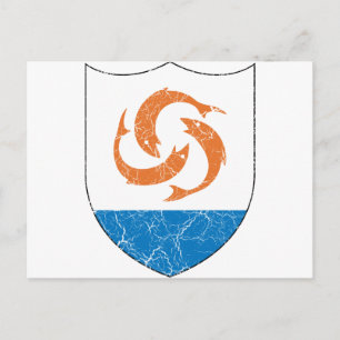 Anguilla Coat Of Arms Postcard