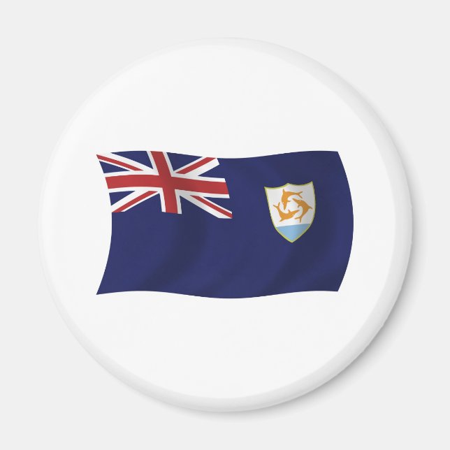 Anguilla Flag Magnet (Front)