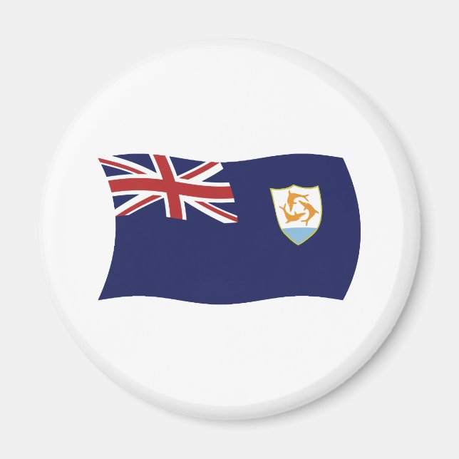 Anguilla Flag Magnet (Front)