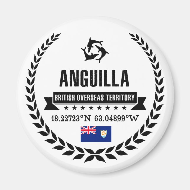 Anguilla Magnet (Front)