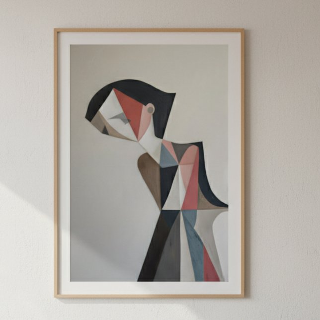 Angular abstract portrait using blush poster (Creator Uploaded)