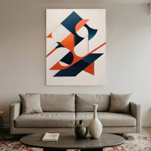 Angular Symphony Canvas Print