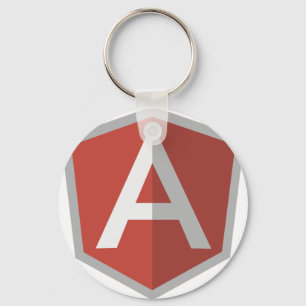 AngularJS Shield Logo Key Ring