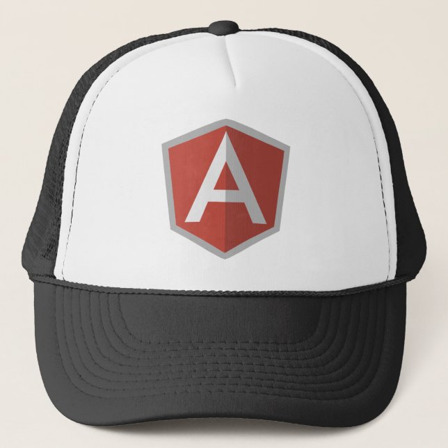 AngularJS Shield Logo Trucker Hat (Front)