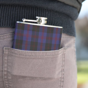 Angus District Highland District Plaid Hip Flask
