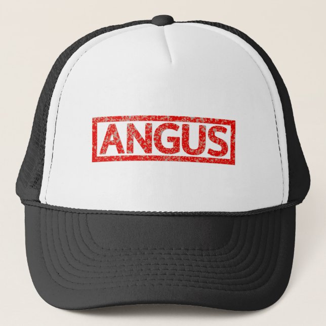 Angus Stamp Trucker Hat (Front)