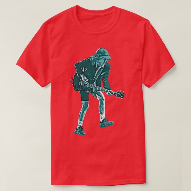 ANGUS YOUNG WALK T-Shirt (Design Front)