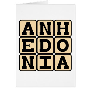 Anhedonia, Inability to Experience Pleasure
