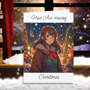 Ani-mazing Christmas   Winter Night Card