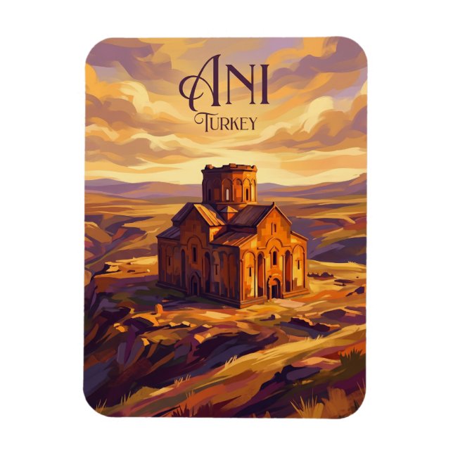 Ani Ruins Turkey Magnet (Vertical)