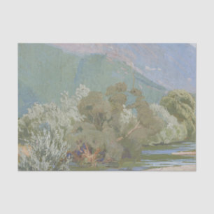 Aniene River Breathtaking Art Nouveau Landscape Tissue Paper