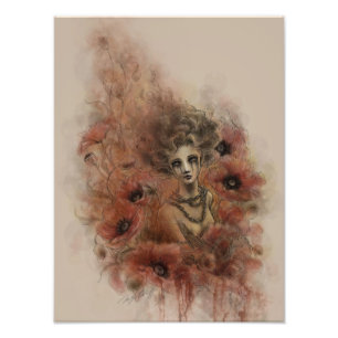 Anima Sola Dark Fantasy Art Print