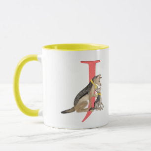 Animal ABC J is for jackal mug
