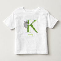 Animal ABC K is for koala T-shirt