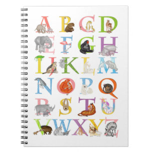Animal ABC notebook