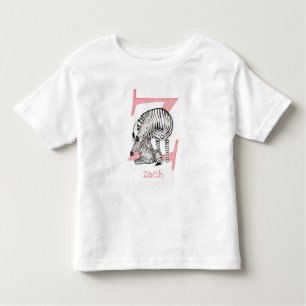 Animal ABC Z is for zebra T-shirt