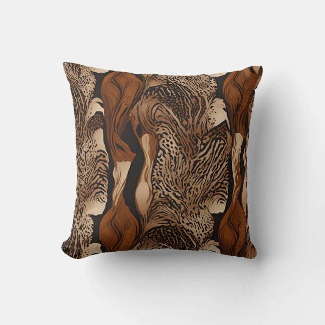Animal Abstract Pattern Design 4 Cushion (Front)
