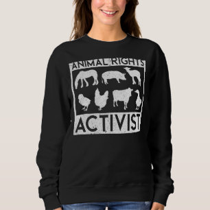 Animal Activist Rescue Animals Conservation Rights Sweatshirt