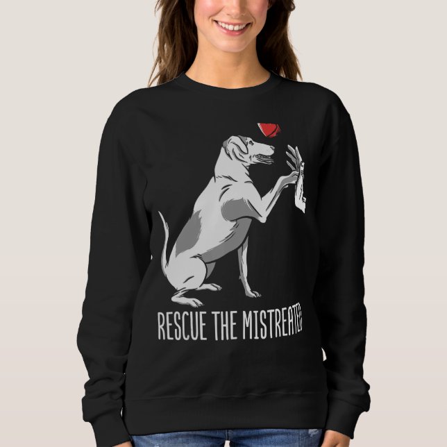 Animal Activist Rescue Animals Conservation Rights Sweatshirt (Front)