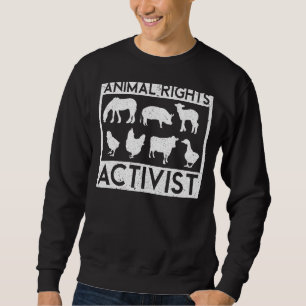 Animal Activist Rescue Animals Conservation Rights Sweatshirt
