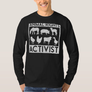 Animal Activist Rescue Animals Conservation Rights T-Shirt