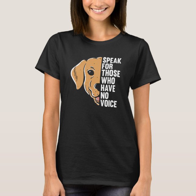 Animal Activist Rescue Animals Conservation Rights T-Shirt (Front)