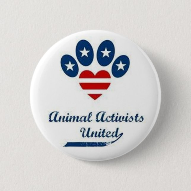 Animal Activists Button (Front)