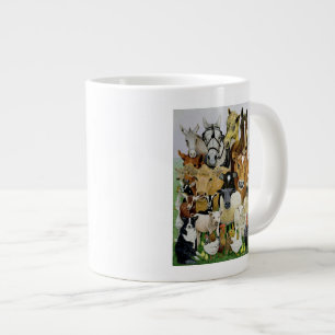 Animal Allsorts Large Coffee Mug