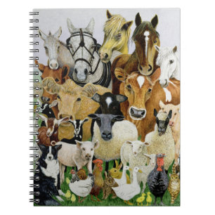 Animal Allsorts Spiral Notebook
