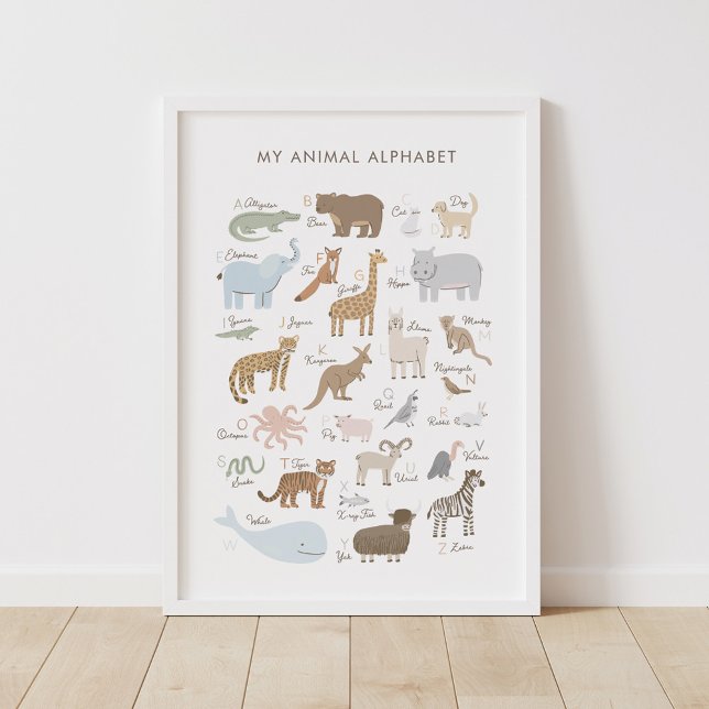 Animal Alphabet ABC Kids Room Decor (Creator Uploaded)