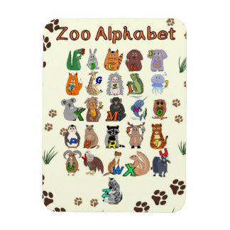 Animal Alphabet Art for Kids | Cute Educational Nu Magnet