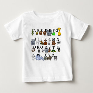 Animal Alphabet Baby T-Shirt