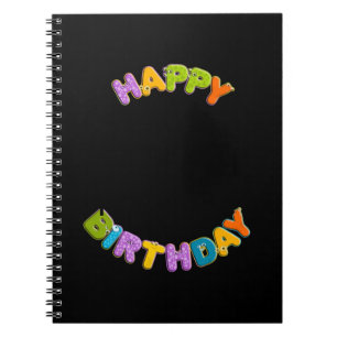 animal alphabet - birthday spiral notebook