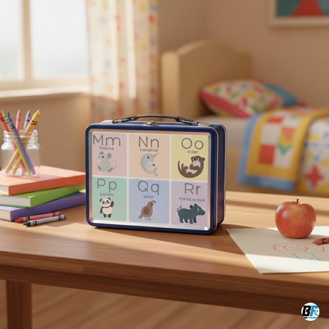 Animal Alphabet  Metal Lunch Box (Creator Uploaded)