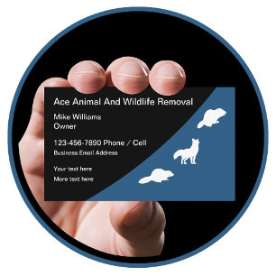 Animal And Wildlife Removal New Business Cards