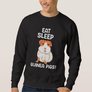 Animal Apparel Eat Sleep Guinea Pigs Sweatshirt