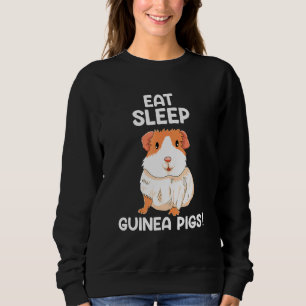 Animal Apparel Eat Sleep Guinea Pigs Sweatshirt